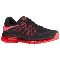 Nike Air Max 2015 Herren Sportschuhe Schwarz/Hell Crimson