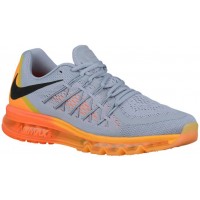 Nike Air Max 2015 Herren Sneakers Wolf Grau/Gesamt Orange/Laser Orange/Schwarz