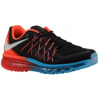 Nike Air Max 2015 Herren  Laufschuhe Schwarz/Hell Crimson/Blau Lagoon/Weiß