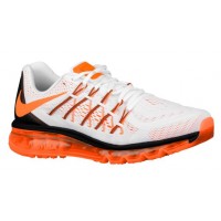 Nike Air Max 2015 Herren Sportschuhe Weiß/Schwarz/Gesamt Orange