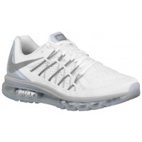 Nike Air Max 2015 Herren Sneakers Weiß/Metallic Silber/Rein Platin