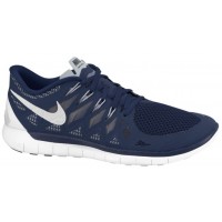 Nike Free 5.0 Herren  Sneaker Midnacht Marine/Weiß/Cool Grau/Wolf Grau