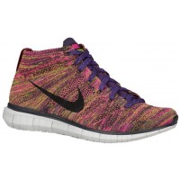 Nike Free Flyknit Chukka Herren Trainingsschuhe Grand Perle/Schwarz/Feuerberry