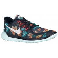 Nike Free 5.0 2015 Dunkel Obsidian/Weiß/Knickente Tönung/Hot Lava Herren Laufschuhe