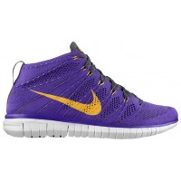 Nike Free Flyknit Chukka Herren Sportschuhe Hyper Traube/Midnacht Fog/Schwarz/Atomar Mango