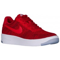 Nike Air Force 1 Ultra Flyknit Low Herren Athletic Shoes University Rot/Weiß