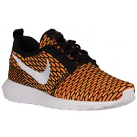 Herren Nike Roshe One Flyknit Nm Schwarz/Gesamt Orange/Volt/Weiß Turnschuhe