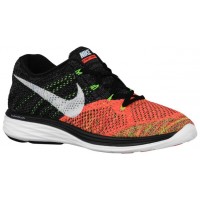 Nike Flyknit Lunar 3 Herrenschuh Schwarz/Weiß/Hot Lava/Volt