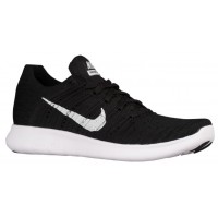 Nike Free Rn Flyknit Schwarz/Weiß Damenschuhe