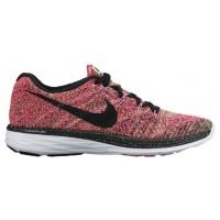 Nike Flyknit Lunar 3 Ghost Grün/Schwarz/Rosa Folie Damen Running Schuhe