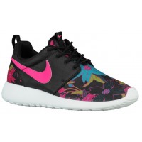 Nike Roshe One Print Premium Schwarz/Sail/Rosa Folie Damen Schuhschaft