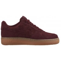 Nike Air Force 1 '07 Low Suede Damen Sneakers Dunkel Granat