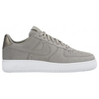 Nike Air Force 1 '07 Low Premium Suede Damen Sneakers Grau/Weiß
