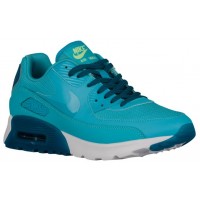 Damen Nike Air Max 90 Ultra Essentials Gamma Blau/Grün Abgrund Turnschuhe
