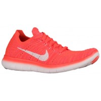 Nike Free Rn Flyknit Hyper Orange/Gesamt Crimson/Rosa Blast/Weiß Damenschuhe