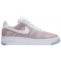 Nike Air Force 1 Low Flyknit Weiß/Smaragdgrün Damen Sneakers