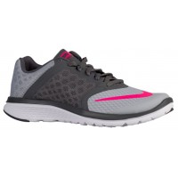 Nike Fs Lite Run 3 Damen Laufschuhe Wolf Grau/Dunkel Grau/Weiß/Hyper Rosa