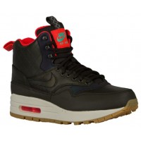 Nike Air Max 1 Mid Sneakerboot Sequoia/Schwarz/Hell Crimson/Minze Damenschuh