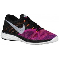 Nike Flyknit Lunar 3 Schwarz/Weiß/Fuchsie Blitzen/Hot Lava Damenschuhe
