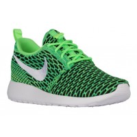 Nike Roshe One Flyknit Damenschuhe Voltage Grün/Weiß
