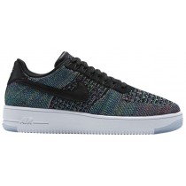 Nike Air Force 1 Ultra Flyknit Low Schwarz/Blau/Grün/Rosa Herren Trainers