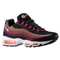 Nike Air Max 95 Jacquard  Herrenschuh Schwarz/Metallic Silber/Anthrazit/Gesamt Orange