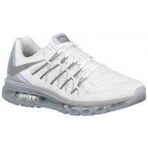 Nike Air Max 2015 Herren Sneakers Weiß/Metallic Silber/Rein Platin
