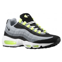 Nike Air Max 95 Jacquard Herren Running Schuhe Dunkel Grau/Schwarz/Wolf Grau/Weiß