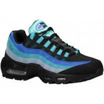 Nike Air Max 95 Schwarz/Catalina/Gym Blau/Hyper Kobalt Herren Sportschuhe