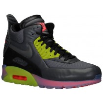 Nike Air Max 90 Sneakerboot Ice Dunkel Grau/Fierce Grün/Hyper Punch/Schwarz Herren Sportschuhe