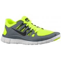 Nike Free 5.0+ Volt/Cool Grau/Summit Weiß/Schwarz Herren Laufschuhe
