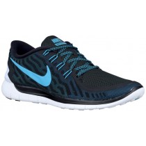 Nike Free 5.0 2015 Schwarz/Dunkel Elektrisch Blau/Blau Lagoon Herren Sportschuhe