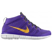 Nike Free Flyknit Chukka Herren Sportschuhe Hyper Traube/Midnacht Fog/Schwarz/Atomar Mango