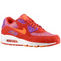Nike Air Max 90 Herren Turnschuhe Licht Crimson/Gesamt Orange/Laser Perle
