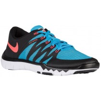 Nike Free Trainer 5.0 V6 Schwarz/Blau Lagoon/Weiß/Hyper Orange Herren Fitnessschuhe