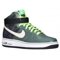 Herren Nike Air Force 1 High Leather Grün/Mörtel/Schwarz Sneakers
