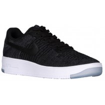 Nike Air Force 1 Ultra Flyknit Low Herren Sneakers Schwarz/Dunkel Grau/Weiß