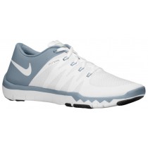 Nike Free Trainer 5.0 V6 Herren Turnschuhe Weiß/Taube Grau/Rein Platin