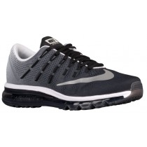 Herren Nike Air Max 2016 Schwarz/Weiß/Reflektierend Silber/Drucken Running Schuhe