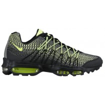 Nike Air Max 95 Ultra Jcrd Herren Laufschuhe Schwarz/Dunkel Grau/Metallic Silber/Volt