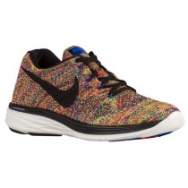 Nike Flyknit Lunar 3 Herren Sneakers Rennfahrer Blau/Gesamt Crimson/Volt/Schwarz