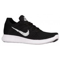 Nike Free Rn Flyknit Schwarz/Weiß Damenschuhe