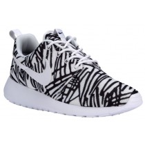 Nike Roshe One Print Weiß/Schwarz Damen Laufschuhe