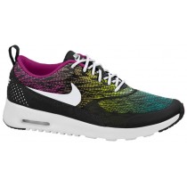 Nike Air Max Thea Print Damen Running Schuhe Schwarz/Hell Magenta/Rot Violett/Weiß