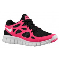 Nike Free Run + 2 Damen Sneakers Schwarz/Weiß/Kirsch-