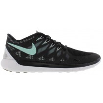 Nike Free 5.0 2014 Schwarz/Mittel Minze/Wolf Grau/Cool Grau Damenschuhe
