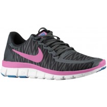 Nike Free 5.0 V4 Schwarz/Anthrazit/Weiß/Rot Violett Damen Authentische 