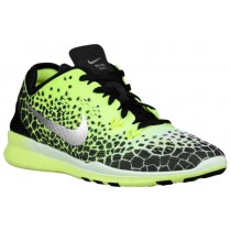 Nike Free 5.0 Tr Fit 5 Giraffe Print Damenschuhe Schwarz/Volt/Silber
