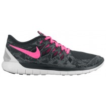 Nike Free 5.0 2014 Damenschuhe Anthrazit/Hyper Rosa/Schwarz