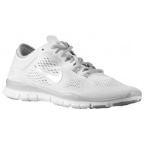 Nike Free 5.0 Tr Fit 4 Damen Fitnessschuh Weiß/Metallic Silber
